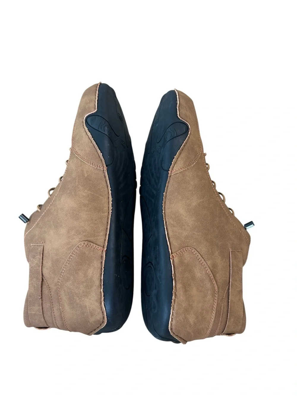 LDECK Men's Brown Chukka Driving Boots